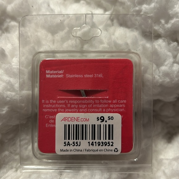 Stainless steel bellybutton ring - Picture 2 of 3